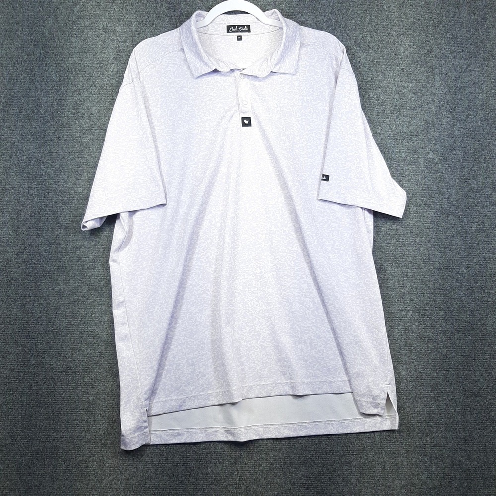 Bad Birdie Polo SS24F2-BBMP007-525 XXL Purple Mens Golf Shirt